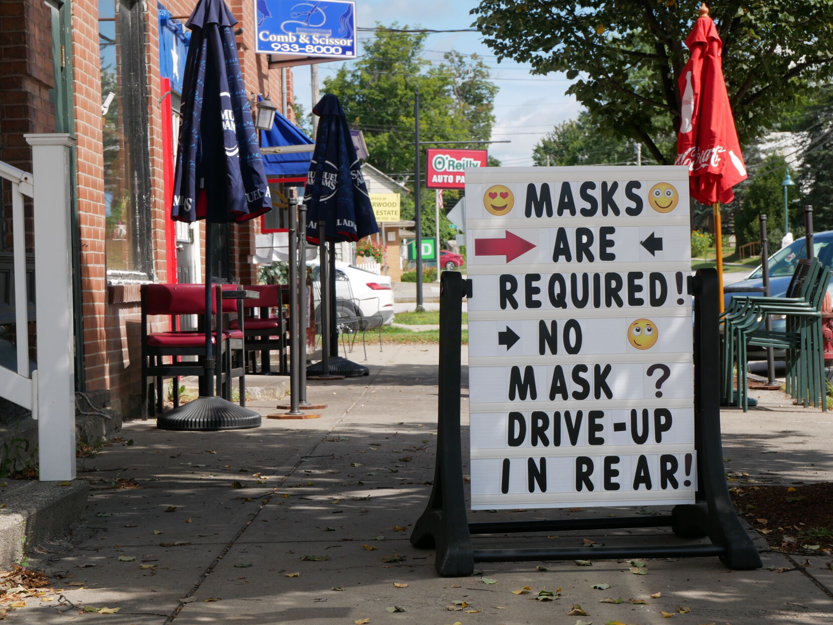 Community Bank, N.A., Enosburg Falls, face masks, 8-28-2020